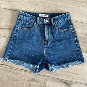 High Waisted Stradivarius Denim Shorts